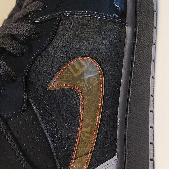 Ultra Rare Jordan 1 Phat 20 Stealth White" - Picture 13 of 14